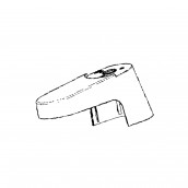 Demi boîtier supérieur gris