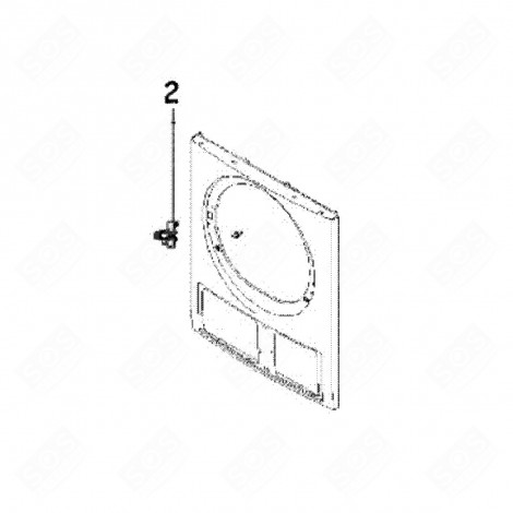 SÉCURITÉ DE PORTE (REPÈRE 2) SÈCHE-LINGE - 534C37