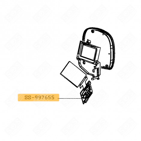 CARTE ÉLECTRONIQUE.V21.10 COOKEO CUISEUR VAPEUR - SS-997655, SS-997972