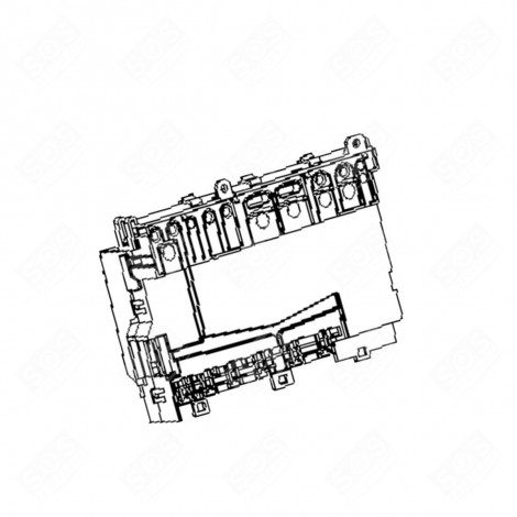 PLATINE DE CONTRÔLE PROGRAMMÉE D'ORIGINE LAVE-VAISSELLE - 481010786740, C00447211