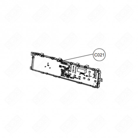 CARTE ÉLECTRONIQUE, MODULE DE PUISSANCE (REPÈRE C021) MACHINE À LAVER, LAVE-LINGE - 2337900800