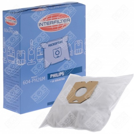 BOÎTE DE 5 SACS MICROFIBRES ASPIRATEUR - 35601433