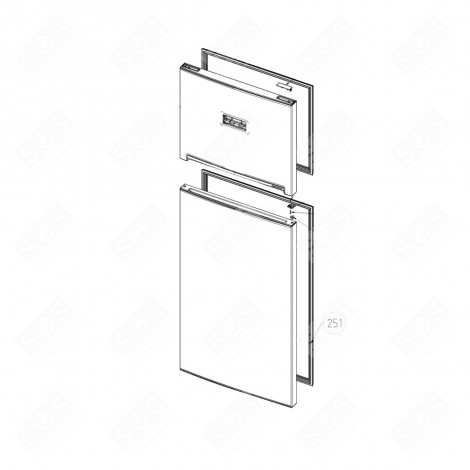 JOINT DE PORTE PARTIE RÉFRIGÉRATEUR (REPÈRE 251) FRIGO, RÉFRIGÉRATEUR, CONGÉLATEUR - 5913994200