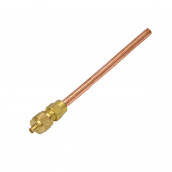 Queue de charge 1/4" rallonge  L.12CM+VANNE 6NFMSSV01 Queue de charge 1/4" rallonge  L.12CM+VANNE 6NFMSSV01