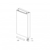 Porte droite (partie congélateur)