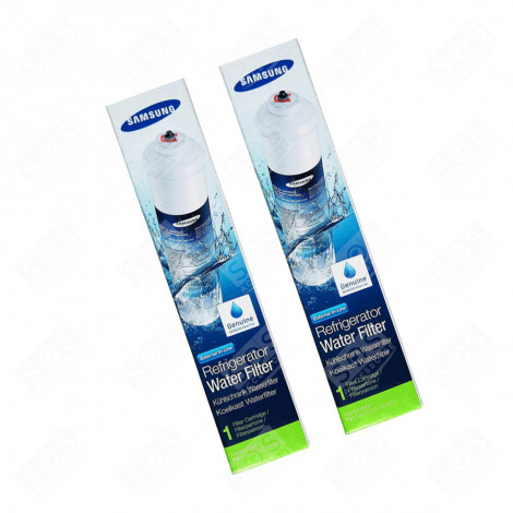 LOT DE 2 FILTRES À EAU D'ORIGINE FRIGO, RÉFRIGÉRATEUR, CONGÉLATEUR - DA29-10105J