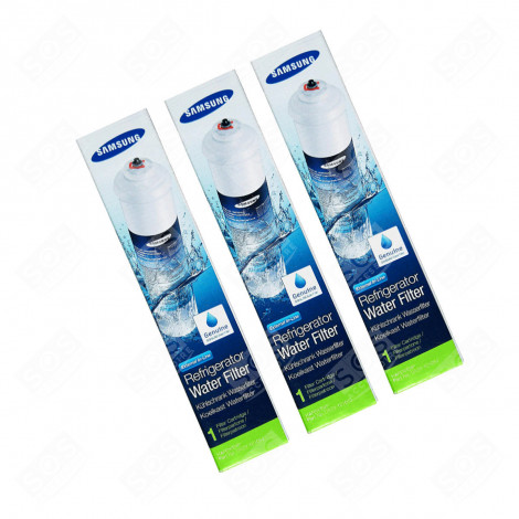 LOT DE 3 FILTRES À EAU D'ORIGINE FRIGO, RÉFRIGÉRATEUR, CONGÉLATEUR - DA29-10105J