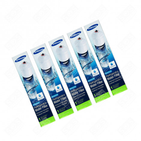 LOT DE 5 FILTRES À EAU D'ORIGINE FRIGO, RÉFRIGÉRATEUR, CONGÉLATEUR - DA29-10105J