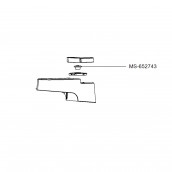 Arbre de transmission bleu (repère MS-652743)