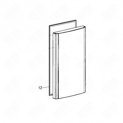 JOINT DE PORTE (PARTIE CONGÉLATEUR) FRIGO, RÉFRIGÉRATEUR, CONGÉLATEUR - C00302051