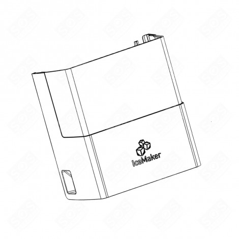 BAC À GLAÇONS FRIGO, RÉFRIGÉRATEUR, CONGÉLATEUR - 4922580700, 4922580750