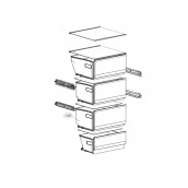 Bac congélateur (repère 136B)