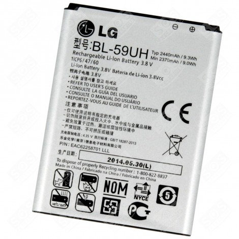 BATTERIE 1600 MAH TÉLÉPHONIE, SMARTPHONE - EAC62258701 BL-59UH