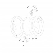 Encadrement hublot repère 62