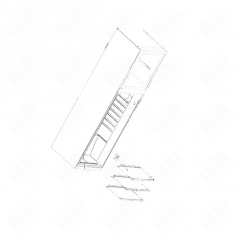 CLAYETTE, ÉTAGÈRE REPÈRE 34 FRIGO, RÉFRIGÉRATEUR, CONGÉLATEUR - 37896