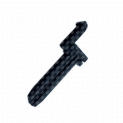 Support charnière droit