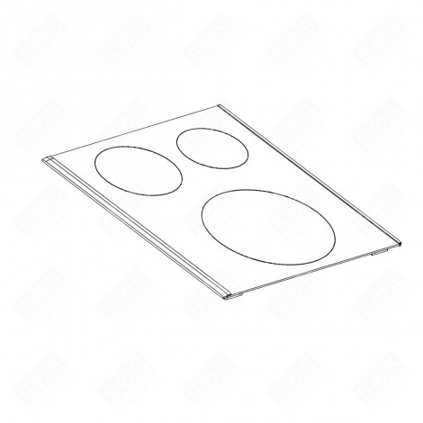DESSUS VITRO PLAQUE DE CUISSON - 190263223