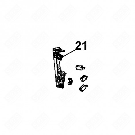 EQUERRE FIXATION MICRO INTERRUPTEUR (REPÈRE 21) FOUR MICRO-ONDES - 49021737