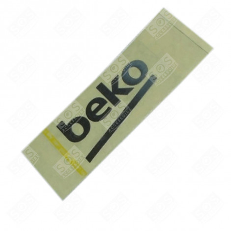 PLAQUE SIGNALÉTIQUE BEKO FRIGO, RÉFRIGÉRATEUR, CONGÉLATEUR - 5737560100, 4807910300