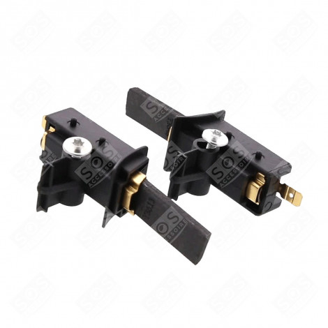 LOT DE 2 CHARBONS MOTEUR D'ORIGINE MACHINE À LAVER, LAVE-LINGE - 32023987CHARB