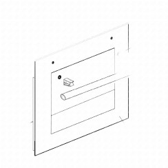 Vitre de porte extérieure d'origine