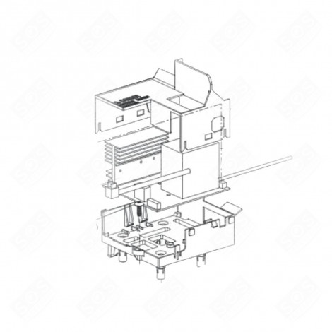 MODULE ÉLECTRONIQUE D'ORIGINE FOUR MICRO-ONDES - AJJ75138527