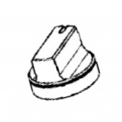 Bouton inox d'origine