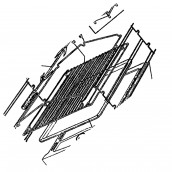 Support tourne broche d'origine repère 87