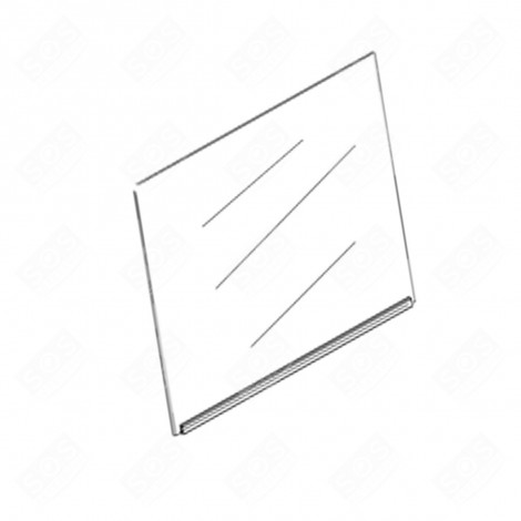 VITRE INTÉRIEURE D'ORIGINE     -   493 X 405 MM FOUR, CUISINIÈRE - 290480002