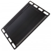 Plat lèche frites emaillé noir d'origine