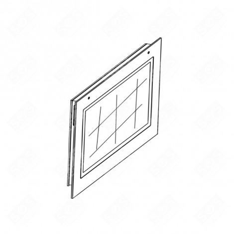 VITRE EXTÉRIEURE    -   594X463 MM FOUR, CUISINIÈRE - 210441566