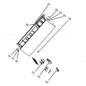 Bac évaporateur modifié (repère 23)