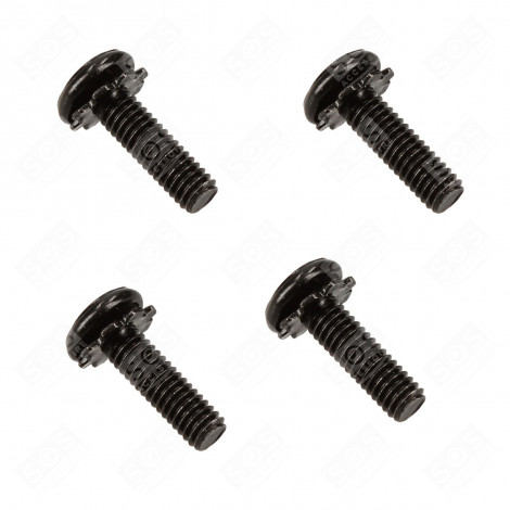 LOT DE 4 VIS PIED (4X14MM) TÉLÉVISION - FAB30016124