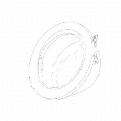 Porte hublot complète