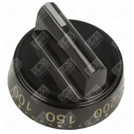 MANETTE DE THERMOSTAT NOIRE FOUR, CUISINIÈRE - 9050625, 36051348