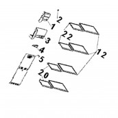Volet d'air motorisé (repère n°1)