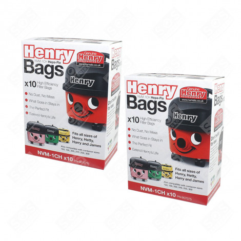 LOT DE 2 BOITES DE 10 SACS  ASPIRATEUR - 604015