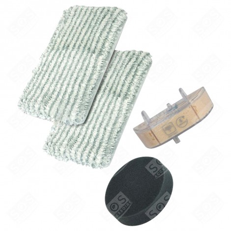 KIT LINGETTES + FILTRE + CASSETTE CLEAN & STEAM ASPIRATEUR - ZR005801