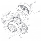 Demi cuve avant repère k140