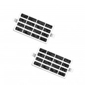 Lot de 2 filtres anti bactérien