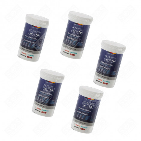 LOT DE 5 DÉTARTRANTS D'ORIGINE LAVE-VAISSELLE - 00311918, 311918
