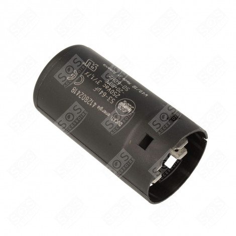 CONDENSATEUR DE DÉMARRAGE 53/64 MF 220V FRIGO, RÉFRIGÉRATEUR, CONGÉLATEUR - 412800457, 412802418