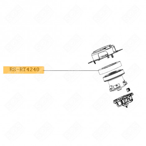 MANCHON DE MOUSSE MOTEUR ASPIRATEUR - RS-RT4240
