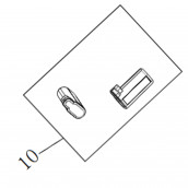 Batterie ensemble 2 pc 4000 mAh (repère n°10) d'origine