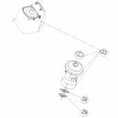 Moteur (repère n°23) d'origine
