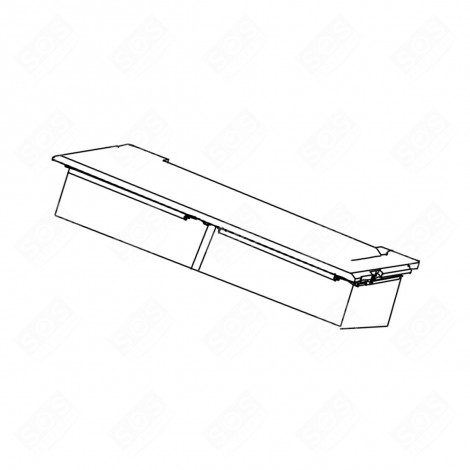 TIROIR COULISSANT FRIGO, RÉFRIGÉRATEUR, CONGÉLATEUR - 0060843784A