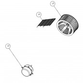 Moteur châssis supérieur 15W (repère n°10) d'origine
