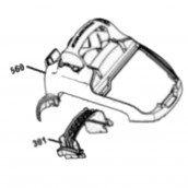 Poignée blanche (repère n°301) d'origine