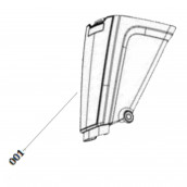 Réservoir de poussière bleu (repère n°001) d'origine