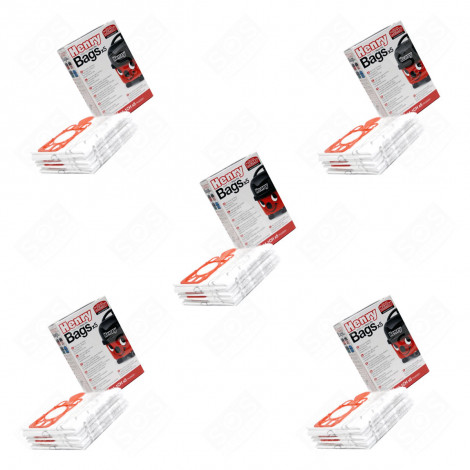 LOT DE 5 BOÎTES DE 5 SACS ASPIRATEUR - NVM1CH, NVM-1CH